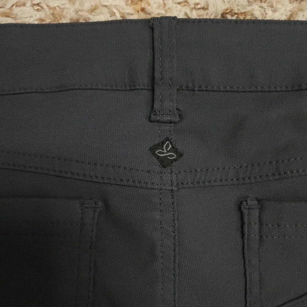 prAna Regular‎ Inseam Womens 10 Skinny Leg Gray Mid-Rise Jeans